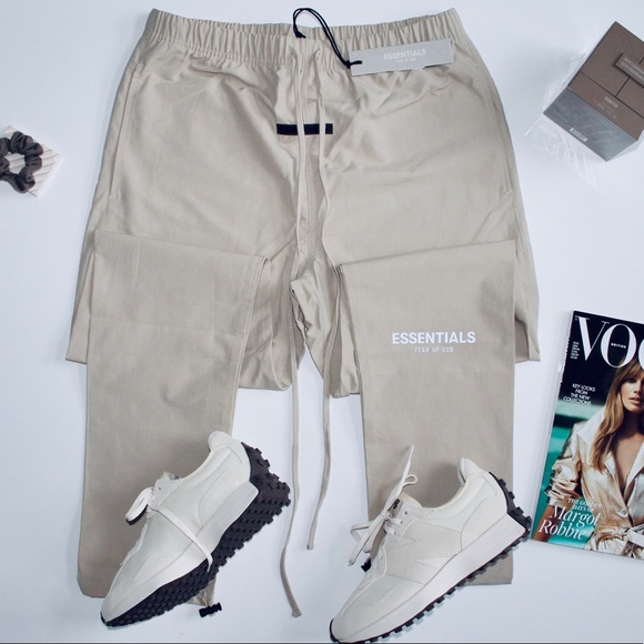 FEAR OF GOD ESSENTIALS X SSENSE Linen Nylon Suit ‘Track Pant+1/2 Zip Pullover’ - Picture 6 of 8